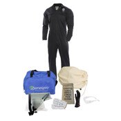 Enespro 12 Cal Coverall Arc Flash Kit WITH Gloves NO Balaclava in Navy